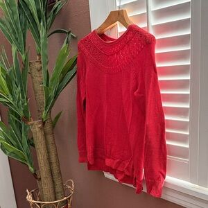 Women's Red Sweater